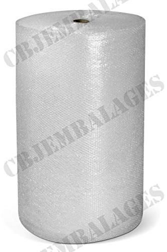 CBJ Emballages - Rouleau Papier Bulle en Polyéthylène - Film Emballage Ultra Souple et Résistant - Idéal pour Déménagement et Envoi de Colis - 50m x 50cm