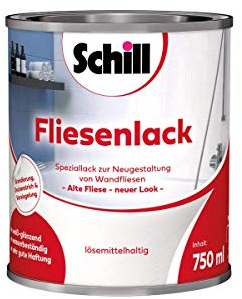 Schill Fliesenlack 0,75 Liter weiß