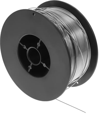 ULTECHNOVO Alambre de soldadura en espiral de acero al carbono sin gas de combustión (0,8 mm, 1 kg)