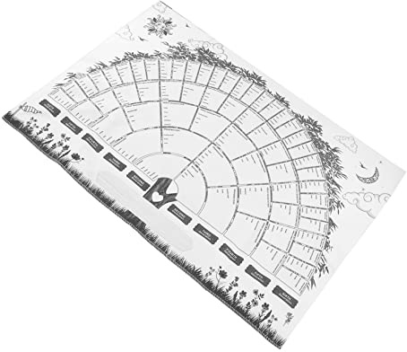 NIYANGLE Póster Decorativo De Familiar Gráfico Genealógico Rellenable Para Investigación Familiar y Especiales