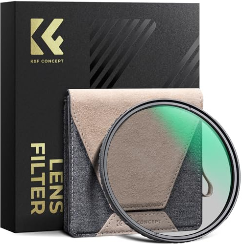 K&F CONCEPT 77mm Circular Polarizers Filter Super Slim with 36 Multi-Layer Coatings, High Definition Circular Polarizing Filter (CPL) Camera Lens Filter (Nano-X PRO Series)