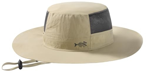 Bassdash UPF 50+ Chapeau de PêChe pour Hommes ImperméAble Unisexe Large Bord PêChe en Extérieur Randonnée Camping Chapeau De Jungle Classique FH15