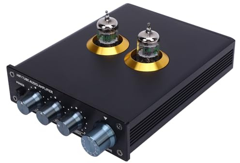 Generic Vakuumrör Phono Preamplifier Head -förstärkare med HIFI -ljudkvalitet, Ersättningsrörsmodell för Olika Rör, Lämplig för 97% Postförstärkarutrustning (EU)