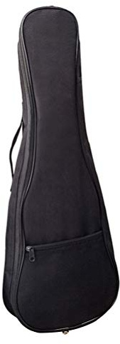 EXCEART Borsa per Ukulele Acustico da 23 Pollici in Tela Nera Imbottitura Antiacqua e Spugna, Custodia Portatile per Strumenti a Corde, per Performance All'aperto