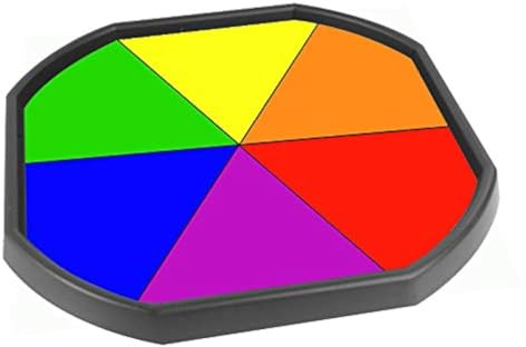 Rainbow Wheel Vinyl-Einsatz – 86 x 86 cm – ideal für große Tuff Spot – Tuff Tray nicht im Lieferumfang enthalten