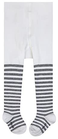 FALKE Unisex Baby Stripe Tights Breathable Cotton Extra-Soft On Skin Opaque Soft Cuffs For A Comfortable Fit Patterned Do Not Slip 1 Pair