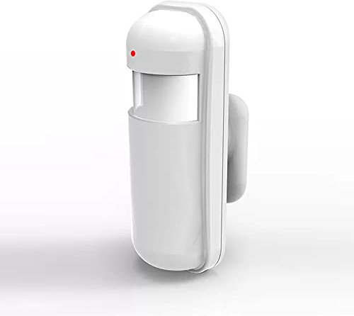 Sensore Movimento PIR Volumetrico Rilevatore antifurto allarme casa Wireless Senza Fili, compatibile con tutte le centrali