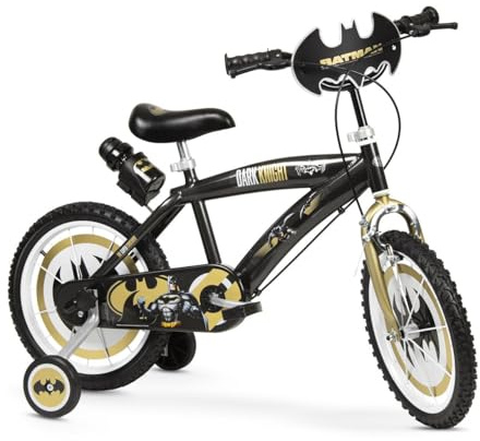 TOIMSA Bicicleta 16 Batman 5/8 Años, Multicolor, 16913