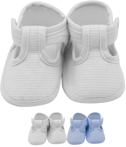 Humpti Patucos Bebé Recién Nacido Piqué con Broche Fácil, Ropa Bebe Niño 0-3 Meses, Calidad y Suavidad, Ideal para Primera Puesta y Regalo Bebé de Bautizo o Nacimiento