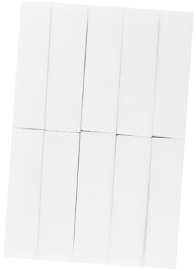 Outanaya Limas De Uñas Esponja Para Lijar 10 Unidades Tamaño Mediano Herramienta Manicura Para Mujeres Cuidado Hogar Salón Bloque Pulidor Blanco