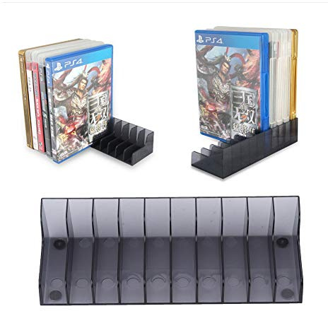 Wendry 2 PCS Game CD Storage Rack, Large Capacity Game Card Box, Wear CD Storage Stand Holder for/SLIM/PRO