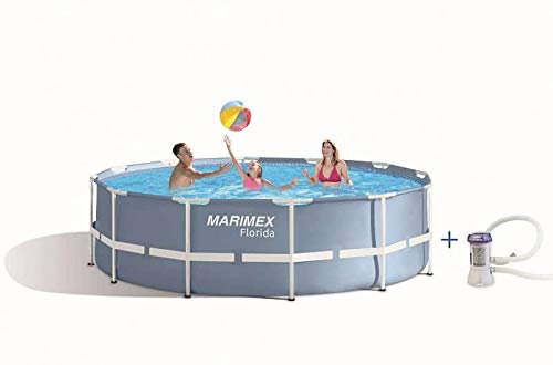 Marimex Florida Prism Swimmingpool, Stahlwandpool für Garten mit Zubehör 3,66 x 0,99 m