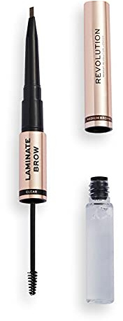 Revolution - Augenbrauenstift und Gel Laminate Brow - Dark Brown