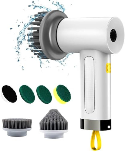 LOLPALONE Limpiador eléctrico para baño y juntas, limpieza del hogar, limpieza de cocina, duradero y fácil de usar