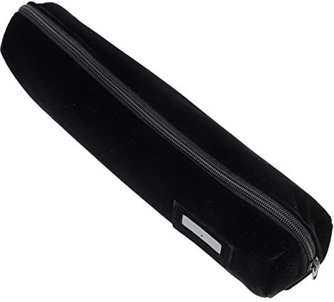 FOMIYES Joyero y Barra de Visualización del Reloj Negro Mujer de Viaje Enrollable de Tela Ligera y Cómoda Rollo de Joyería para Tienda de Joyas