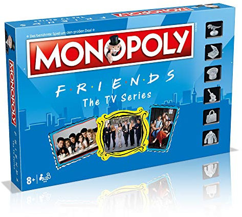 Winning Moves - Monopoly - Friends - Friends Merchandise - 2 bis 6 Spieler, Alter 8+ - Deutsch