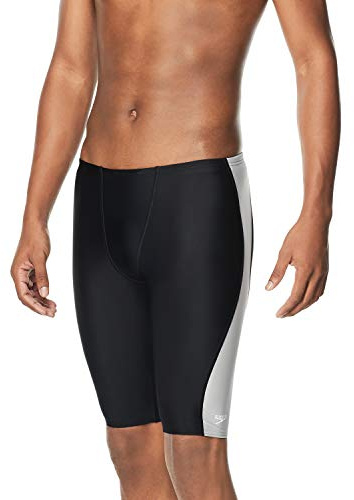 Speedo Baddräkt för män Jammer Eco Prolt enfärgade badbyxor Svart Antracit/svart 36