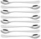 Vinsani Latte Spoons, Set of 8 Long Handle Spoons, Stainless Steel Coffee Spoons Tea Spoon Ideal for Latte Coffee, Espresso, Hot Chocolate, Hot Drinks, Dessert & Ice Cream Sundae - 7.8 inch (Silver)