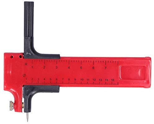 Coupeur de cercle de boussole, coupe-papier de mètre de diamètre de coupe de 10mm - 150mm, outil de coupe rotatoire circulaire de papier pour le papier, le film, le vinyle, le caoutchouc
