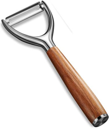 MEIJMJIA - Eplucheur, Éplucheur Universel, pour Fruits et Légumes, Tranchant Denté, lame pivotante Double Tranchant(Type y)