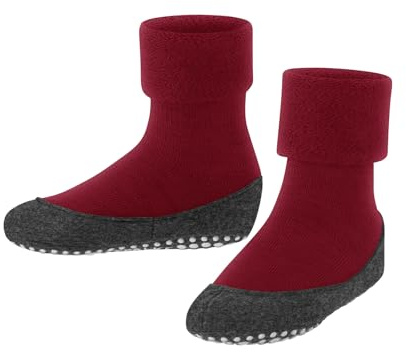 FALKE unisex niños Simple Stripes calcetín pantufla antideslizante impreso nubs en suela agarre mejorado costura plana gruesa en la zona de los pies transpirable sostenible algodón 1 par | amortiguación ligera para un gran control