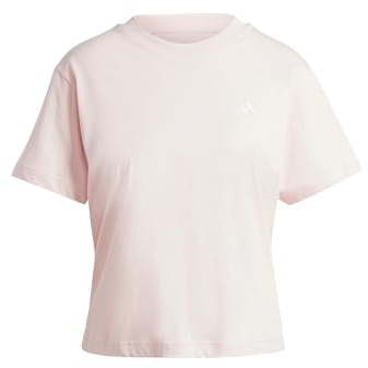 Adidas Femme Essentials Small Logo T-Shirt, Sandy Pink, XL