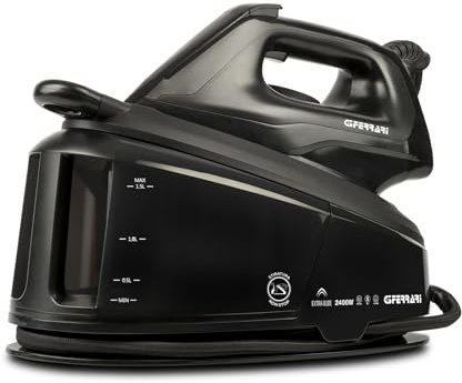 G3 Ferrari G40025 Extra Glide Ferro da stiro, 2400 W, 1,5 Lt di Capacità, Regolazione Temperatura, Pannello Comandi Digitale, Piastra in Ceramica, Stiratura NON STOP