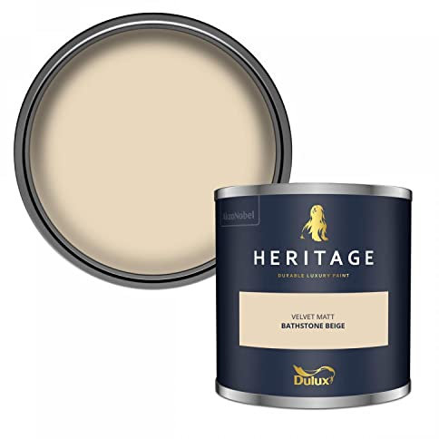 Dulux Trade Heritage Velvet Matt Emulsion Bathstone Beige - 1ltr