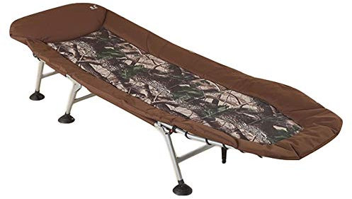 Stol med noll tyngdkraft, hopfällbar vilstol, vikbar säng bärbar fiskesäng kontor tupplur säng enkelsäng utomhus strandsäng marscheringssäng 205 x 75 x 27 cm (brun)