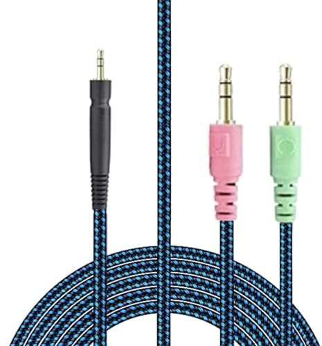 Flexibles UNP-PC-Kabel für Sennheise GSP350 GSP500 GSP600 GSP670 Headsets, starker Draht, einfach zu bedienen und zu installieren