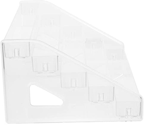 PACKOVE Support De Vernis à Ongles Présentoir à Cosmétiques Organisateur De Maquillage Support Boîte De Rangement De Cosmétiques Multicouche Transparent