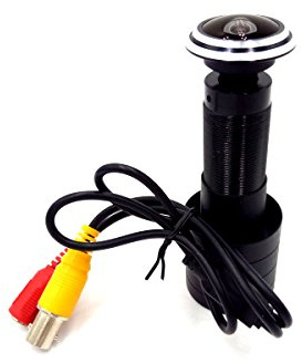 CNDST HD 1080P 2MP Starlight 0.0001Lux 4-in-1 TVI/CVI/AHD/960H CVBS CCTV Surveillance Peephole Viewer Camera Fisheye Door Camera, for 1080P 4-in-1 TVI/AHD/CVI/CVBS/960H DVR, 1.78mm 170° Lens