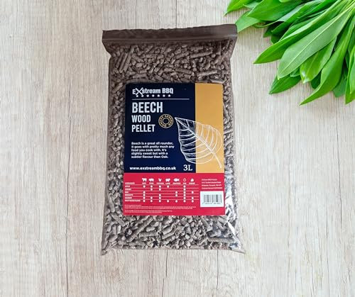Exstream BBQ 3L Pellet - 8 Species - For Use With Ninja Electric Smokers & Ooni Pizza Ovens (Beech)