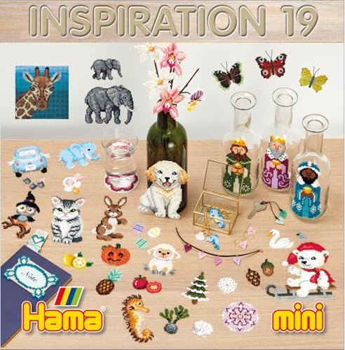 Hama 19 - Libro de inspiración (399-19), diseño de perlas para planchar Mini