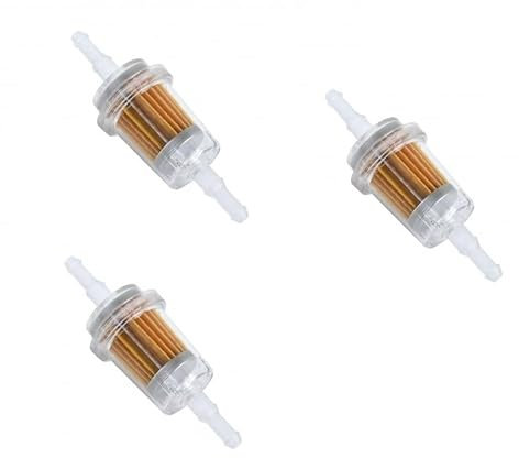 3 x PKW Benzinfilter Set Kraftstofffilter Vorfilter Auto Motorrad 8mm/6mm