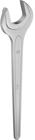 sourcing map Single Open Ended Spanner Wrench, 46mm, Thicken CR-V Steel Open End Wrench Tool for for Automotive Repair and Furniture Assembly, Grey