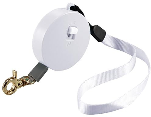 Indragbart hundkoppel med 25 cm tjockt nylonband, mini-kattkoppel med handledsrem, one touch-förlängning och stängningshundkoppel för små och medelstora husdjur, kattkoppel infällbart