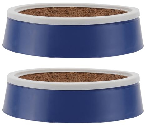 ERINGOGO Fournitures pour Pigeons, Coussin pour pigeonnier, Nid de pigeonneau avec Coussin pour œufs, en Palmier de et Plastique, Bleu, pour Oiseaux en animalerie