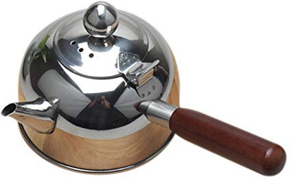 Fransande 500 Ml Bollitore Ad Acqua Singola Induzione Turk caffè Piccolo Latte Teiera Bollitore per Acqua Esterno nel Acciaio Inossidabile 304 Bicchieri da Cucina Gas Argento