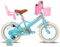 JOYSTAR Little Daisy 14 Zoll Kinderfahrrad für 3 4 5 Jahre Mädchen Kleinkinderfahrrad mit Stützrädern Prinzessin Kinderfahrrad mit Korb Fahrradschlangen Kleinkindfahrrad Fahrräder Blau