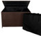 Caja de Almacenamiento de Exterior Ratán 582L MARRÓN + Bolsa Impermeable | Estructura de Acero | Resistente a Rayos UV y a diversas condiciones climáticas | Tapa de Elevación Asistida | con Ruedas