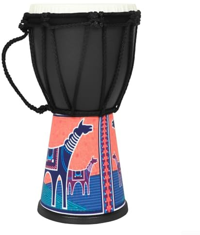 Djembé authentique, tension personnalisable, taille pratique pour les voyages (A)