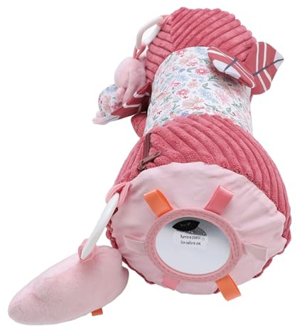 ZASCHMOY Juguete Infantil Inflable con Ruedas - Rodillo Boca Abajo para bebé - Desarrollar Habilidades Motoras - Juguete de Entrenamiento para Gatear - Diseño Suave y Portátil