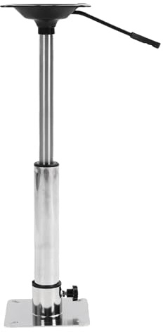 Aumotop Robust Båtsäte i Rostfritt Stål Sockelbasmonteringssats Justerbar 400-500 Mm Gänga Roterbar för Yachts Fartyg, Praktisk Design
