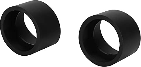 Protections oculaires en Caoutchouc Noir pour microscopes Une Paire diamètre intérieur 36 mm pour la Protection des Yeux pour œilletons d'oculaire de Microscope stéréo 32 36 mm (biseau