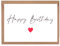 The Life Barn Geburtstagskarte mit Umschlag Happy Birthday Postkarte Geburtstag Karte