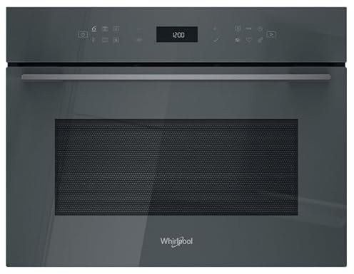 Whirlpool WCW7O7HTSSG forno a microonde Nero, Grigio Microonde combinato Da incasso 53 L 950 W
