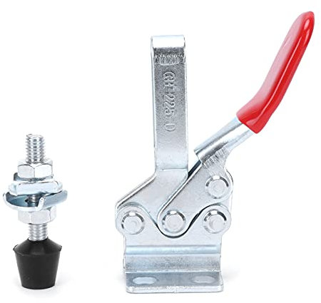 ANKROYU Bascule Clamp Horizontal Rabord de soudage rapide Clamp Heavy Duty 230 kg Force de serrage pour plaques métalliques Équipements Circuit Tards Installation Plastic Fer 11x8c