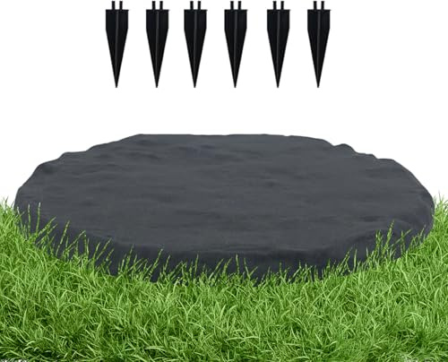 Piedras de Paso para el jardín, decoración de Suelo para paisajismo, adoquines de con estacas de Suelo para terraza Piscina Patio Trasero Patio de recreo callejones jardín césped y Cementerio