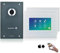 MATHFEL Türklingel mit Kamera und Monitor, Video Türsprechanlage, Gegensprechanlage mit Türöffner - 7'' TFT Monitor, WLAN Schnittstelle, 170° Weitwinkel-Fischaugen-Kamera